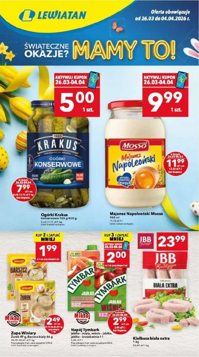 Strona 1 z gazetki Lewiatan