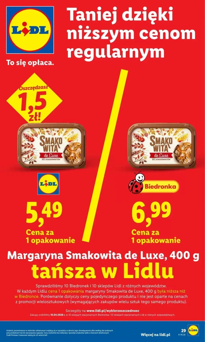 Strona 29 z gazetki Lidl