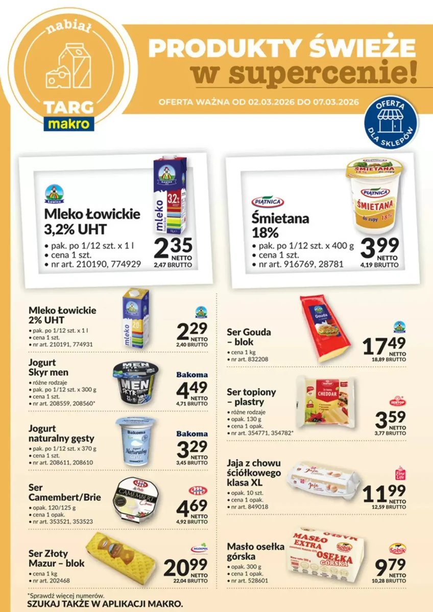 Strona 1 z gazetki Makro