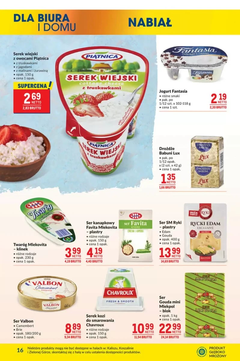 Strona 16 z gazetki Makro