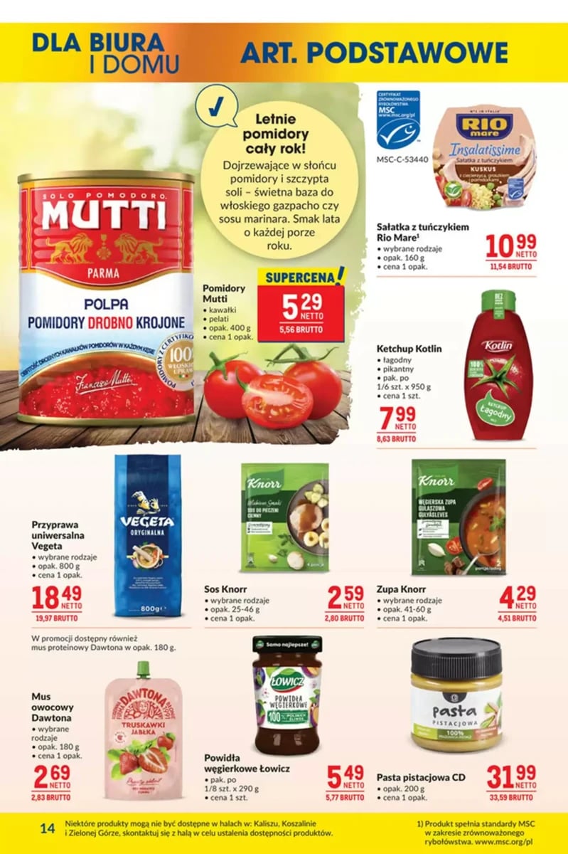 Strona 14 z gazetki Makro