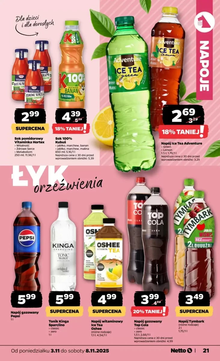 Strona 21 z gazetki Netto