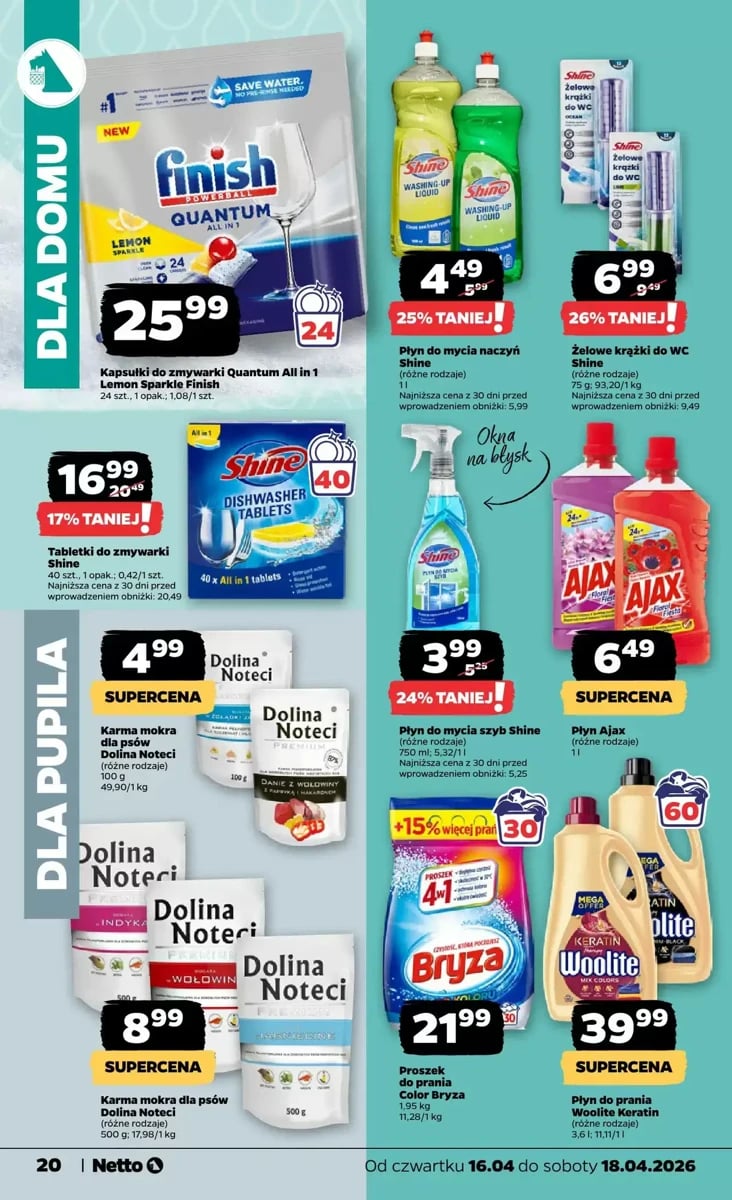 Strona 20 z gazetki Netto