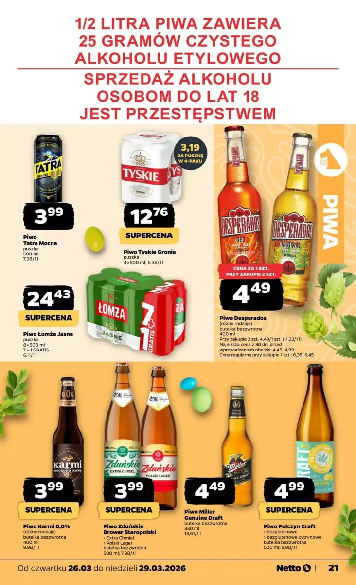 Strona 21 z gazetki Netto