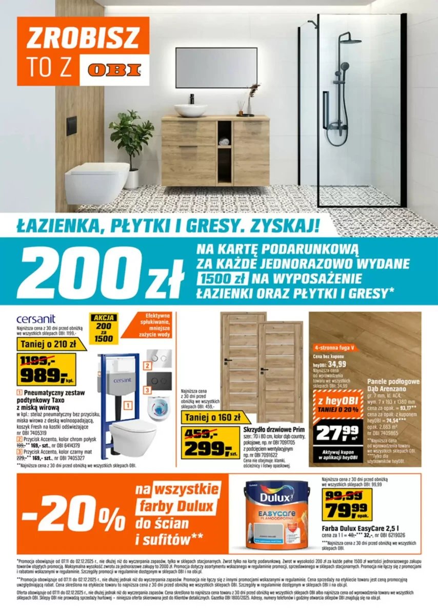 Strona 1 z gazetki Obi