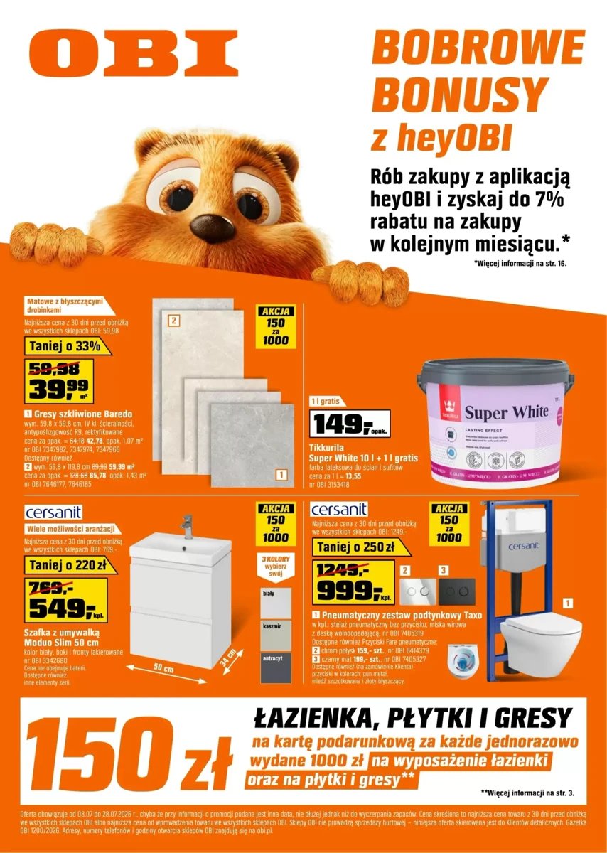 Strona 1 z gazetki Obi