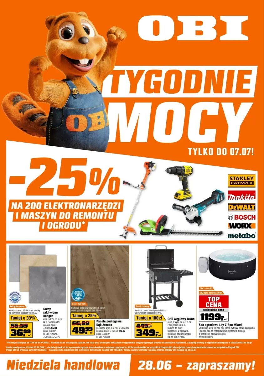 Strona 1 z gazetki Obi