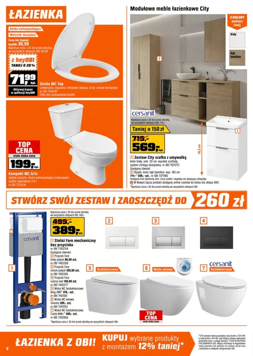Strona 6 z gazetki Obi