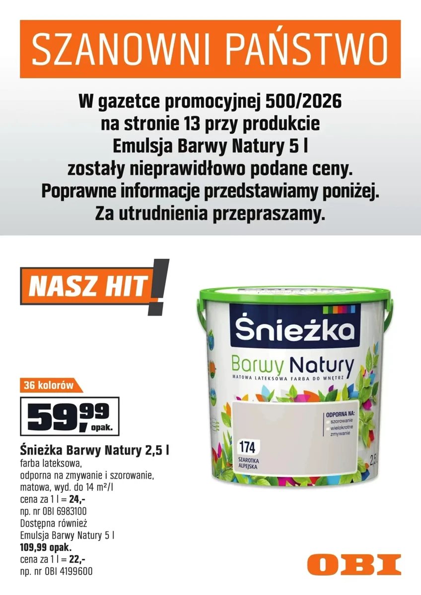 Strona 17 z gazetki Obi