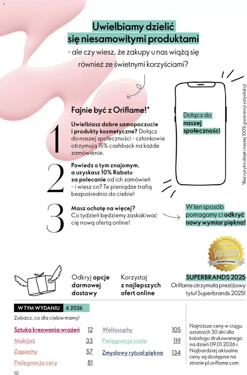 Strona 10 z gazetki Oriflame