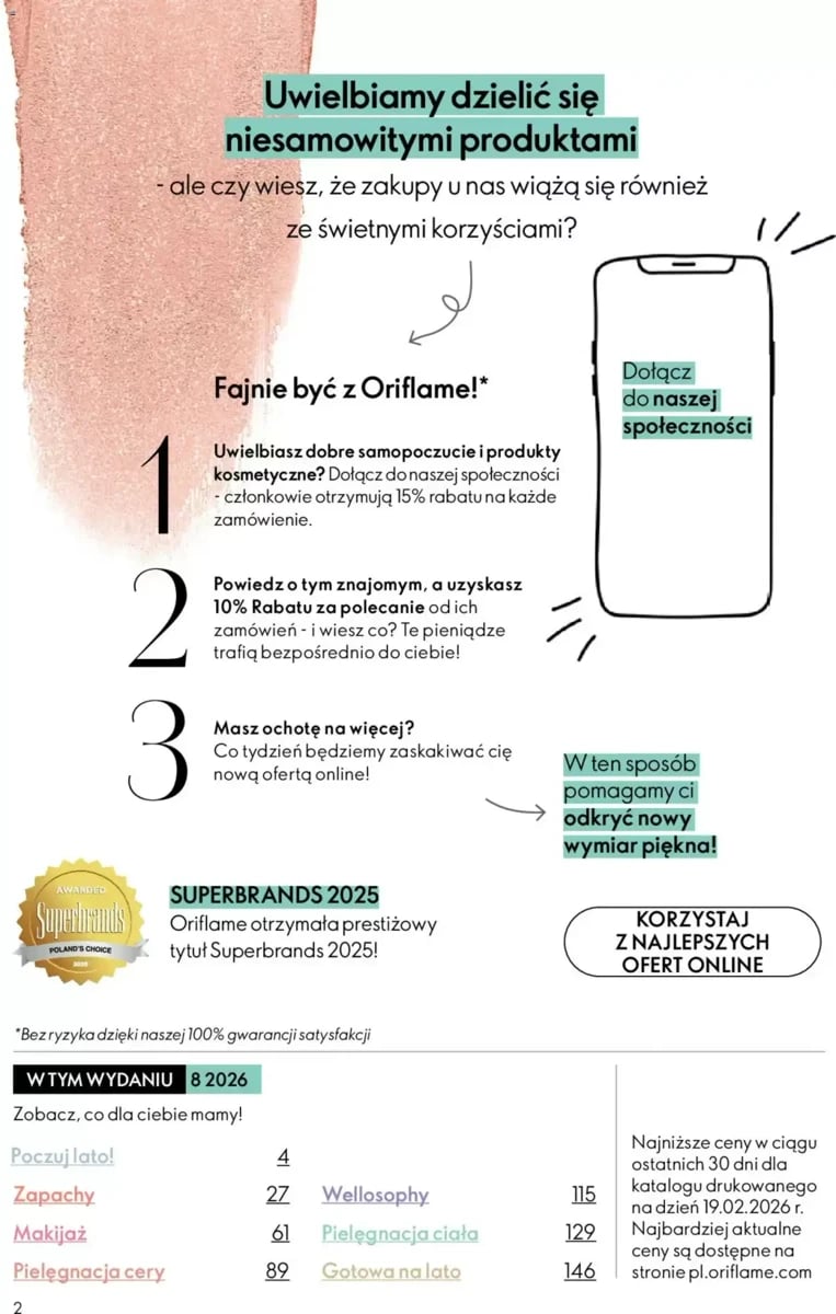 Strona 2 z gazetki Oriflame
