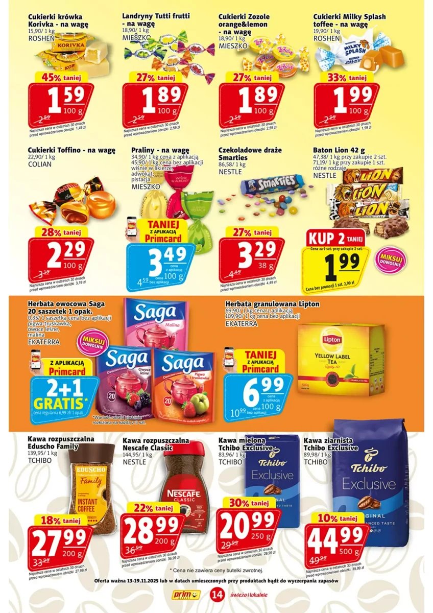 Strona 14 z gazetki Prim Market