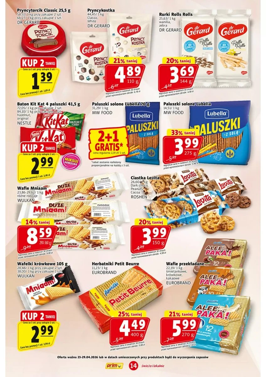 Strona 14 z gazetki Prim Market