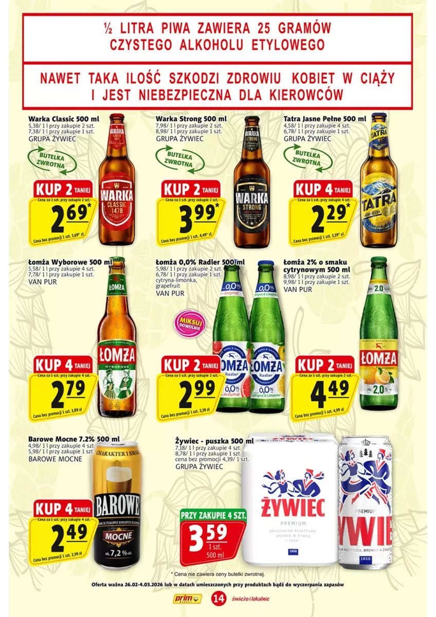 Strona 14 z gazetki Prim Market