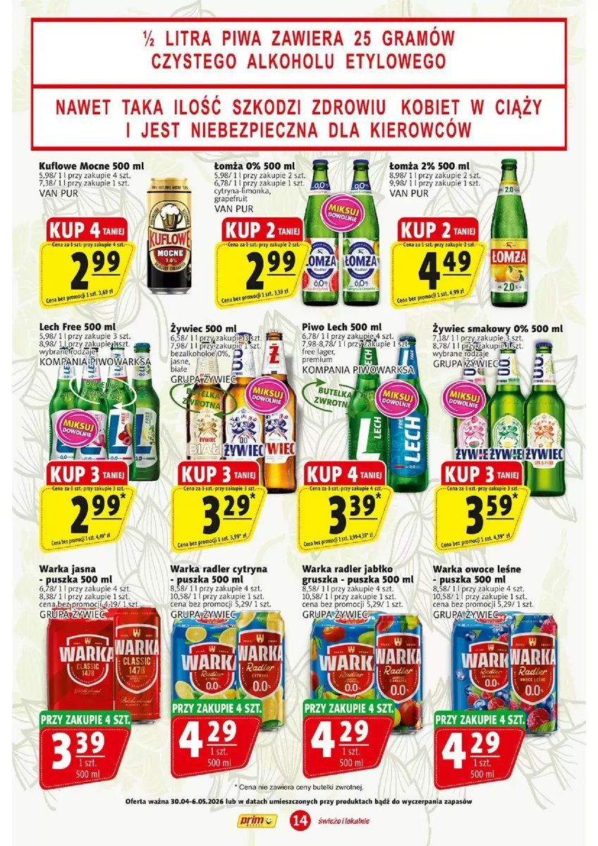 Strona 14 z gazetki Prim Market