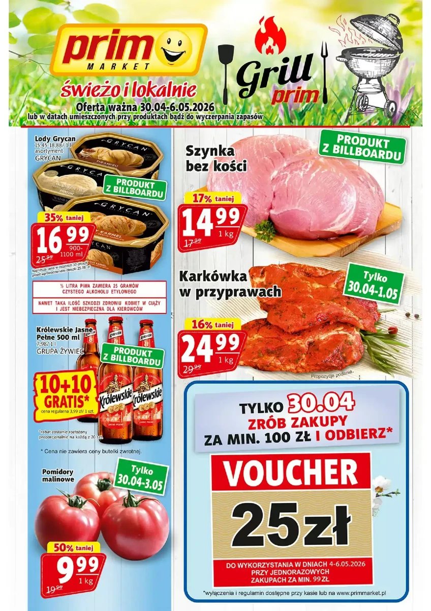 Strona 1 z gazetki Prim Market