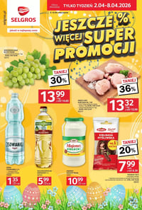 Gazetka Selgros – 02.04.2026 – 08.04.2026