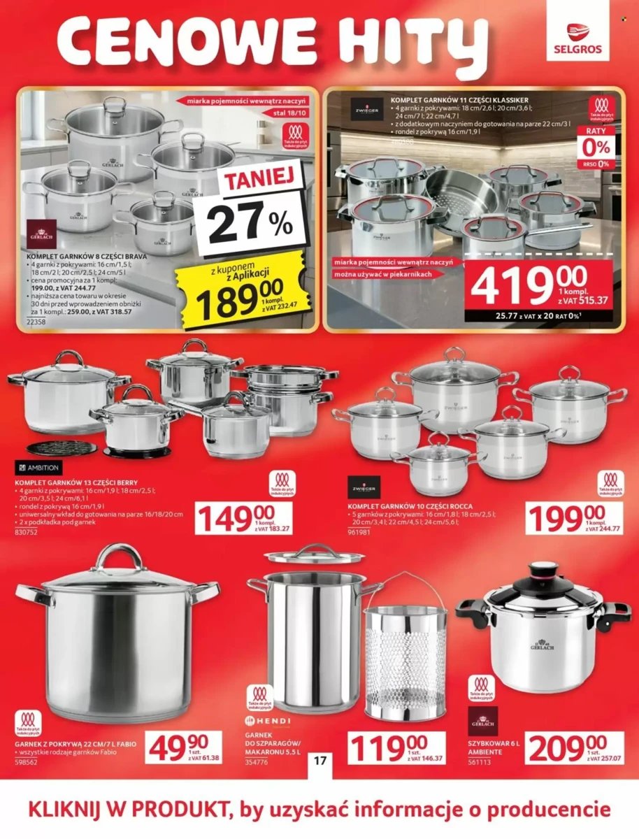 Strona 20 z gazetki Selgros