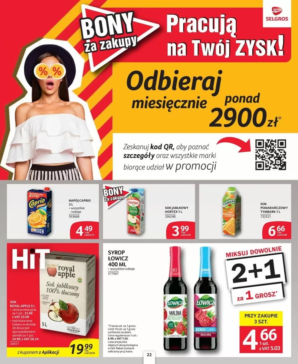 Strona 22 z gazetki Selgros