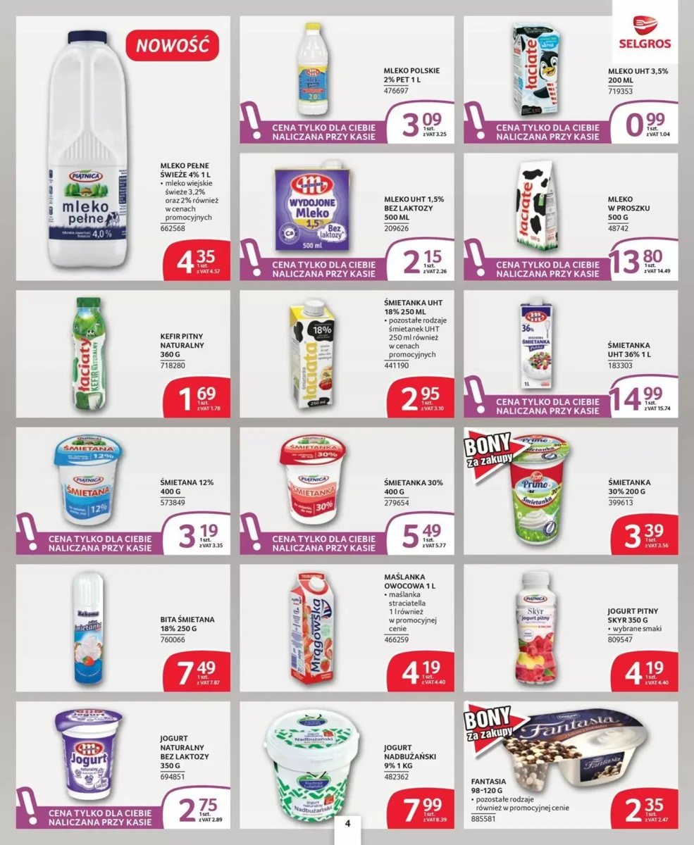 Strona 4 z gazetki Selgros