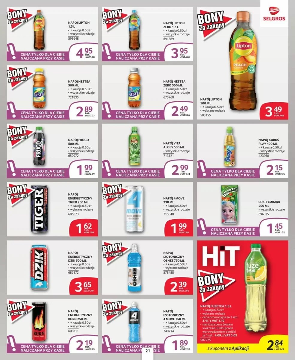 Strona 21 z gazetki Selgros
