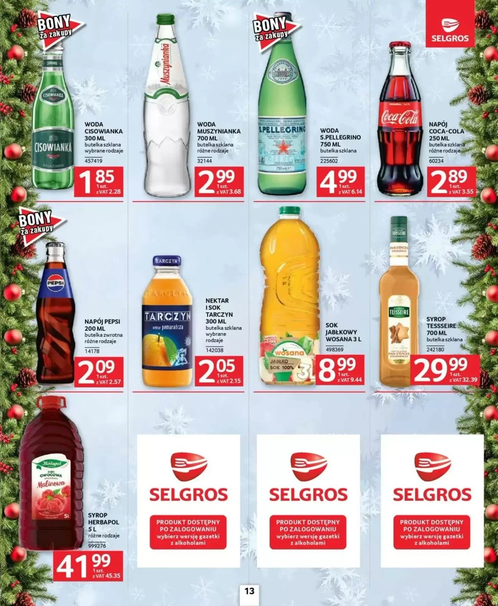 Strona 13 z gazetki Selgros