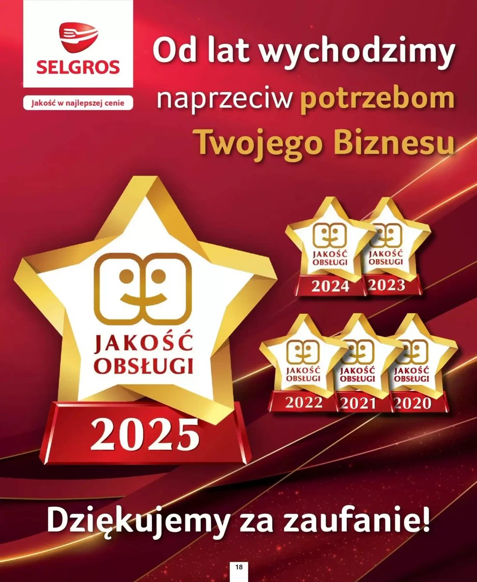 Strona 18 z gazetki Selgros