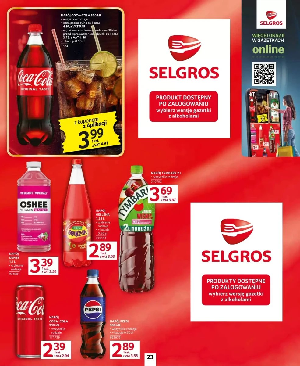 Strona 23 z gazetki Selgros