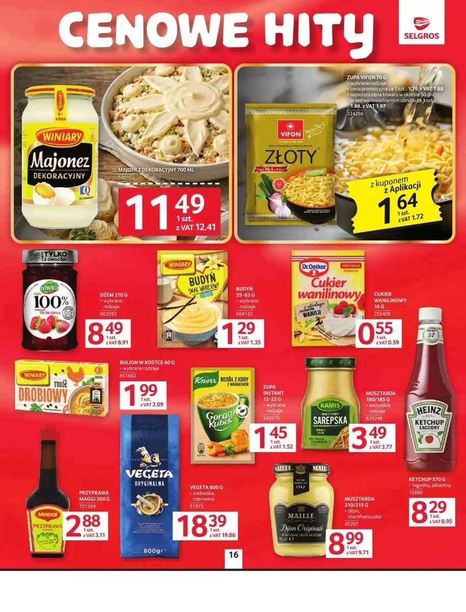 Strona 16 z gazetki Selgros