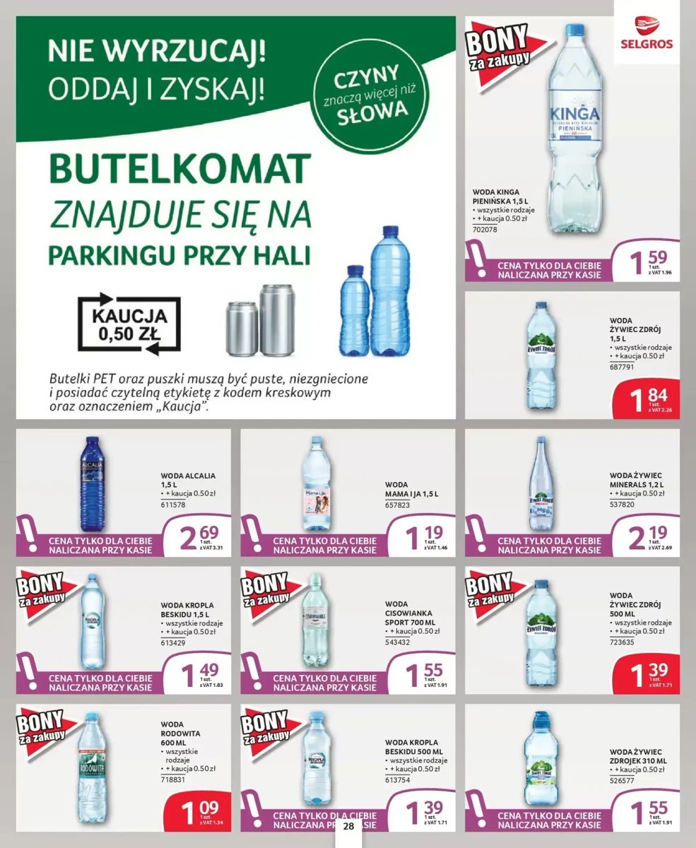 Strona 28 z gazetki Selgros