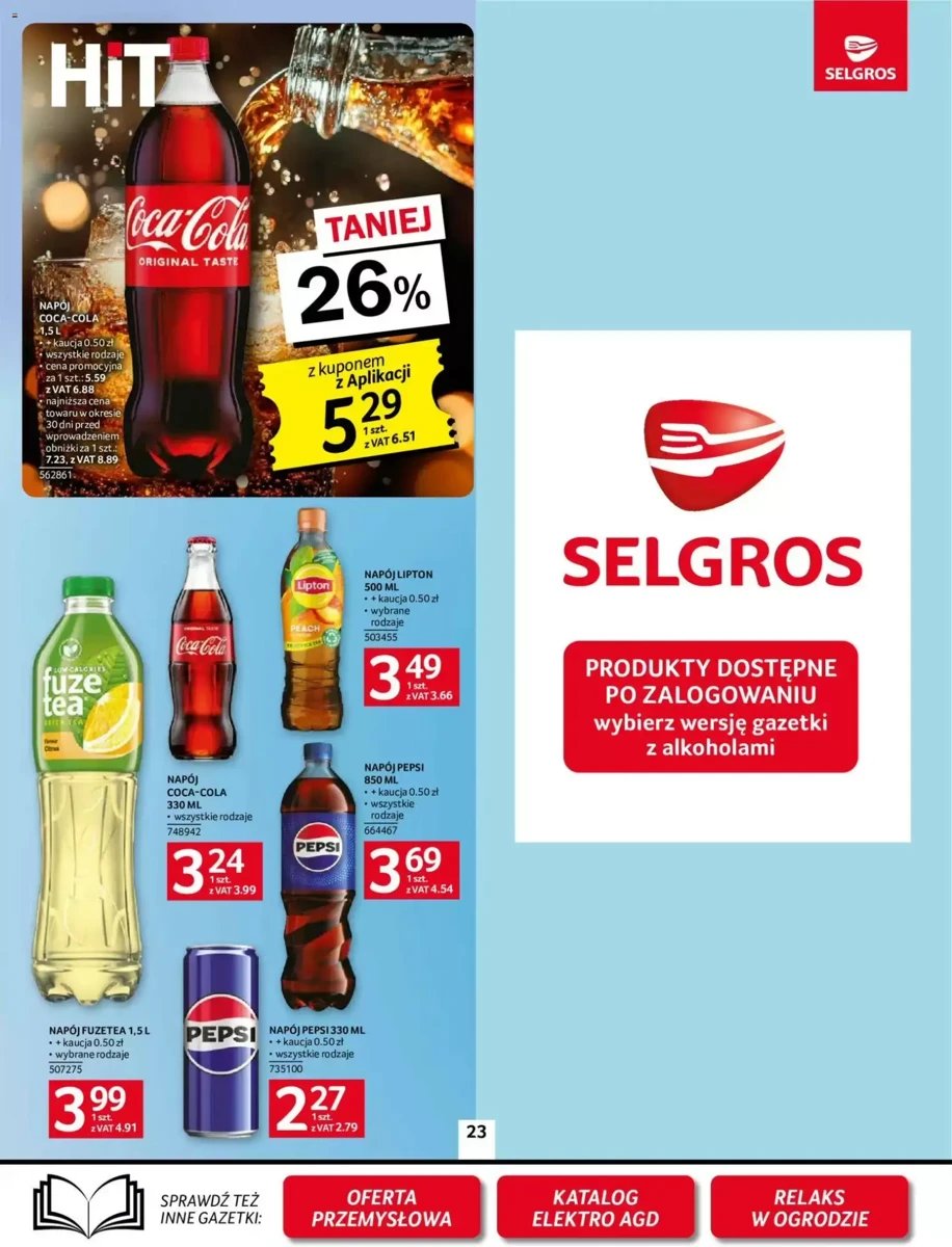 Strona 23 z gazetki Selgros