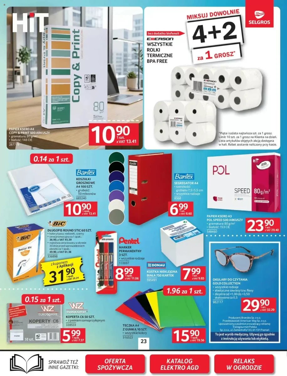 Strona 25 z gazetki Selgros