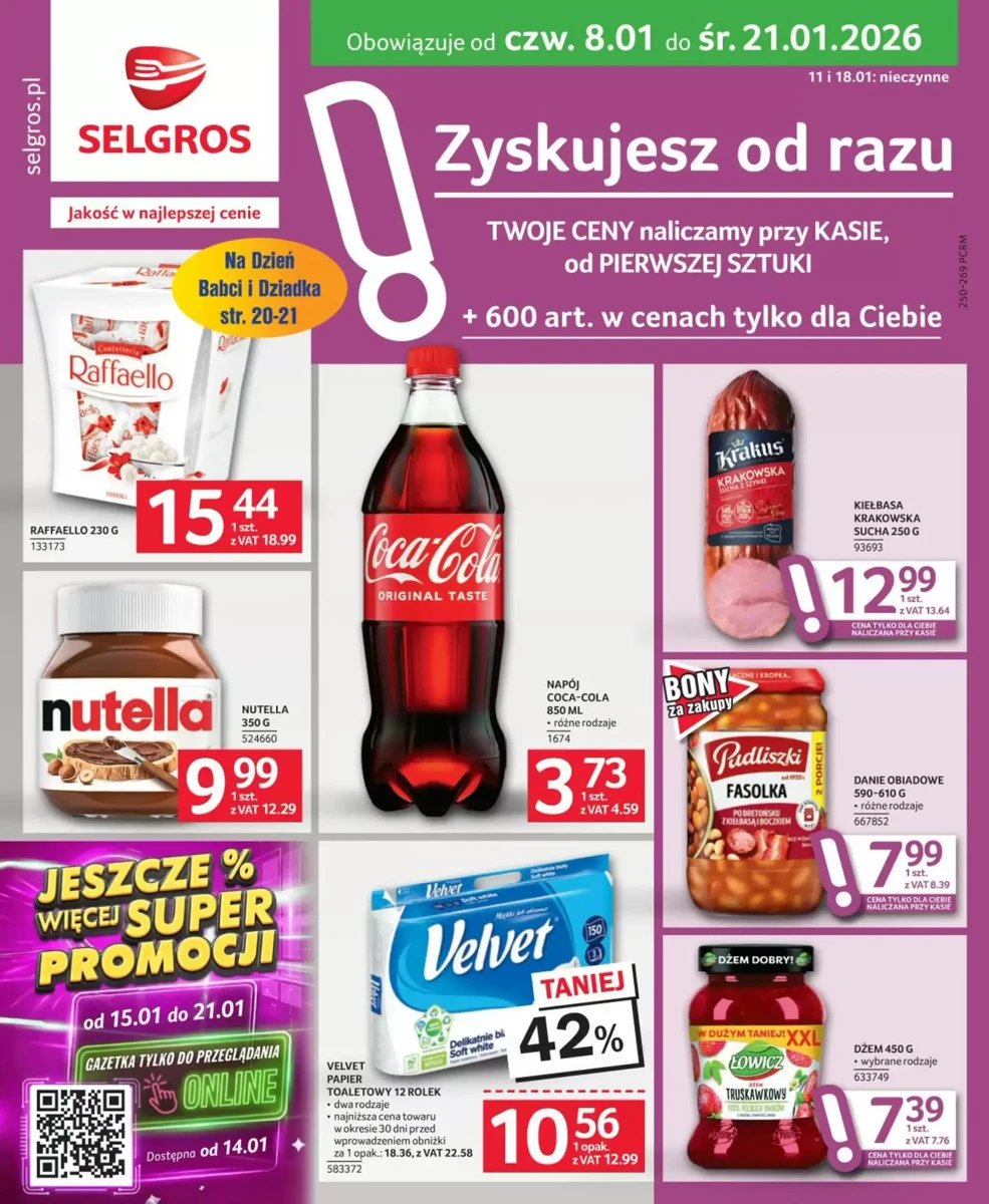 Strona 1 z gazetki Selgros