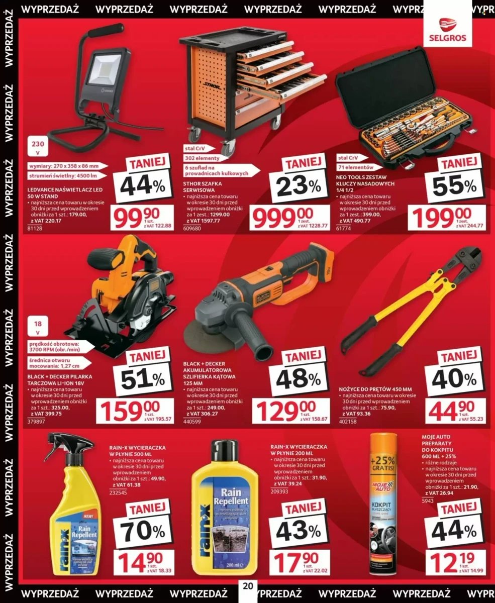 Strona 20 z gazetki Selgros