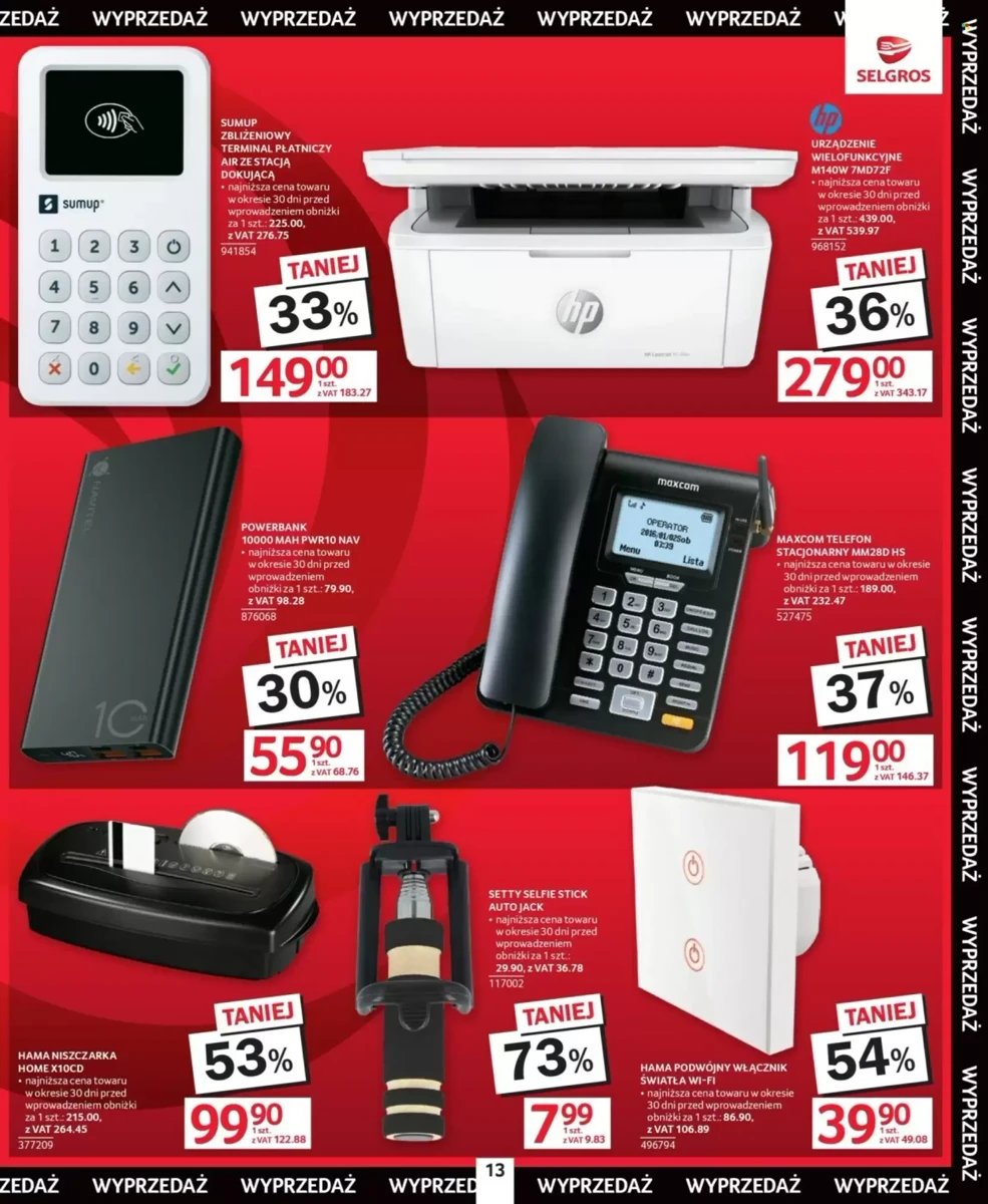 Strona 13 z gazetki Selgros