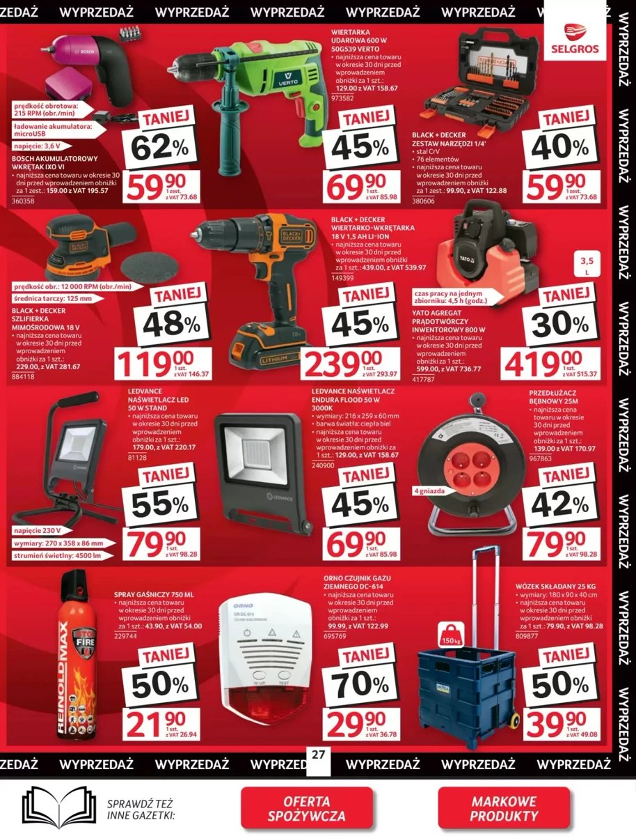 Strona 29 z gazetki Selgros