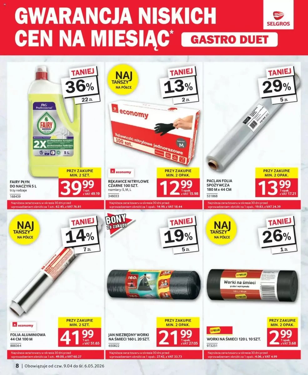 Strona 8 z gazetki Selgros