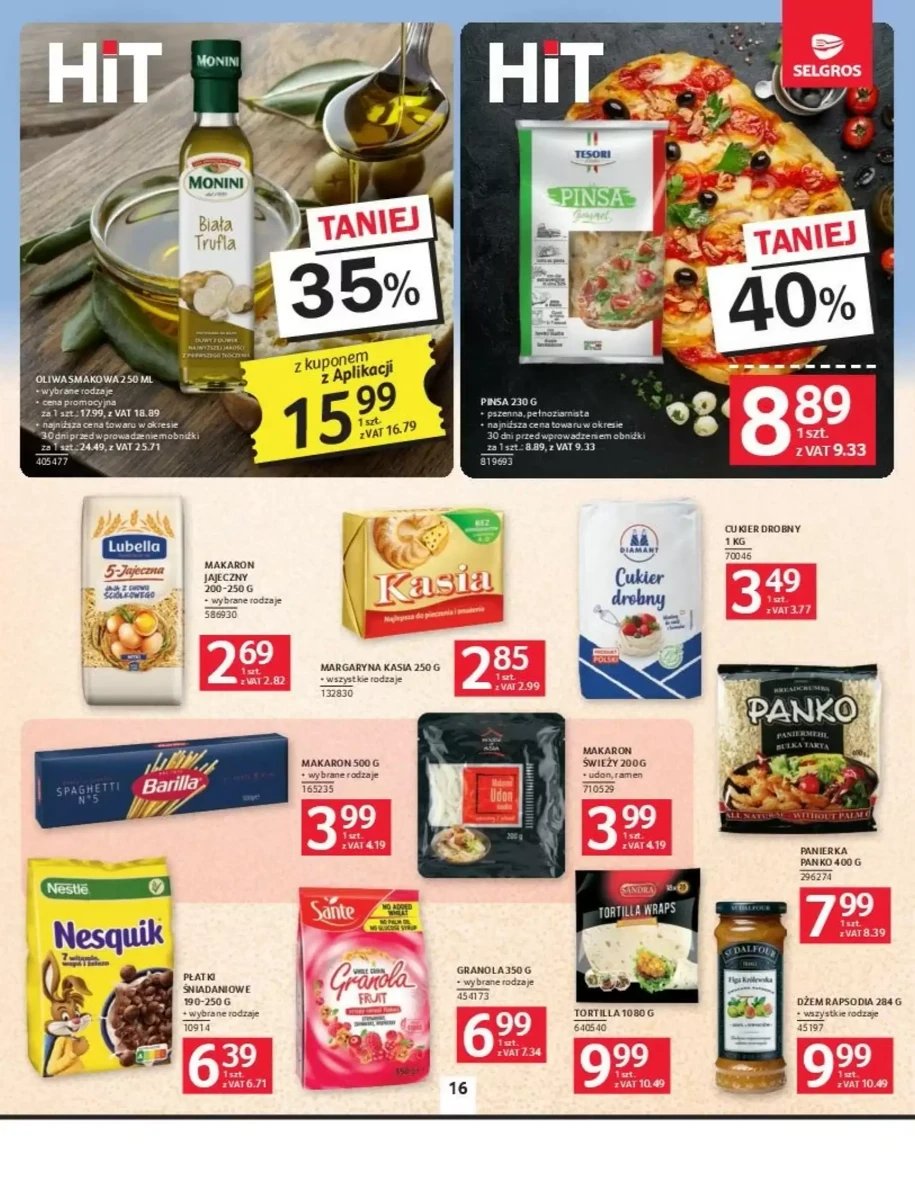 Strona 16 z gazetki Selgros