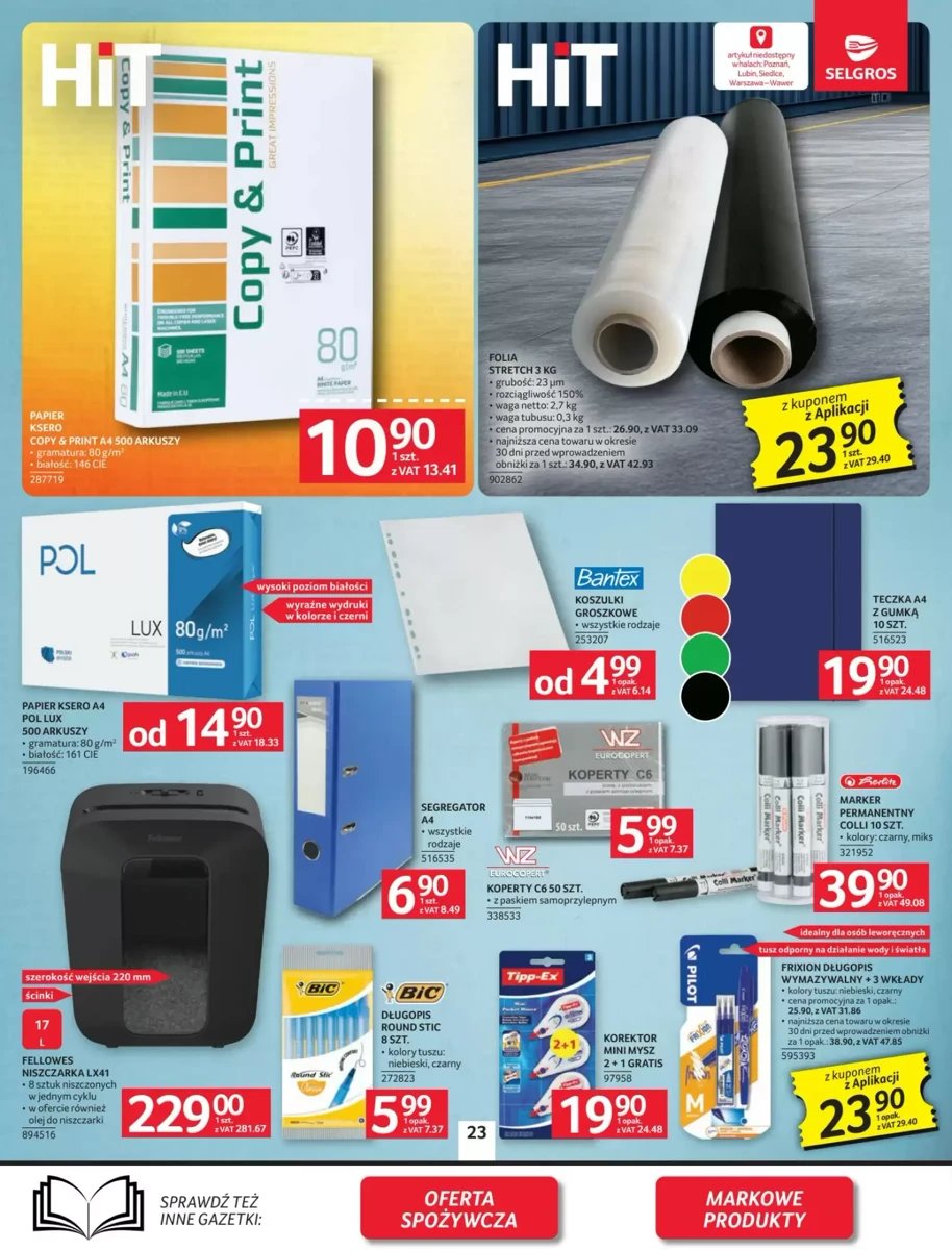 Strona 25 z gazetki Selgros