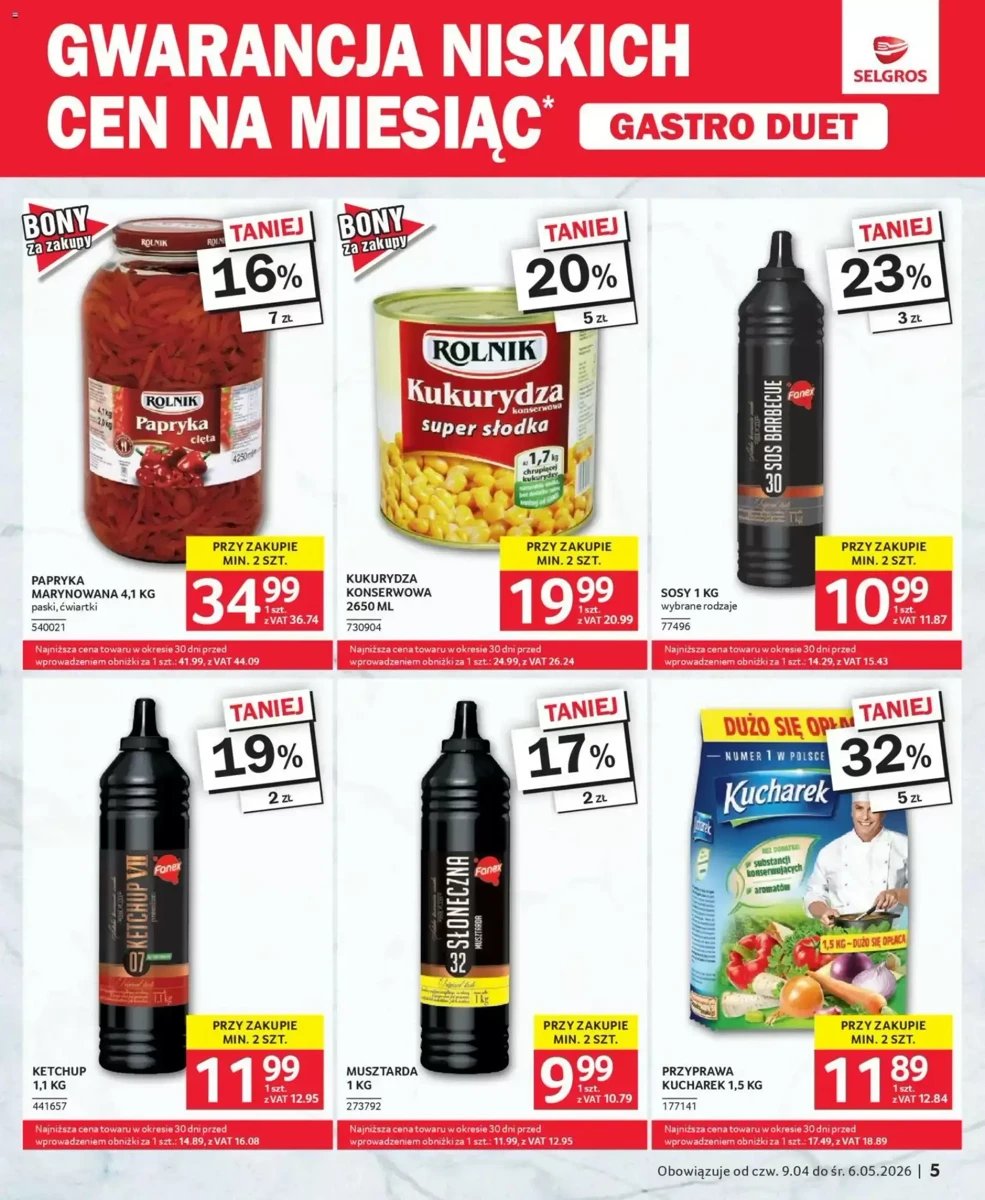 Strona 5 z gazetki Selgros