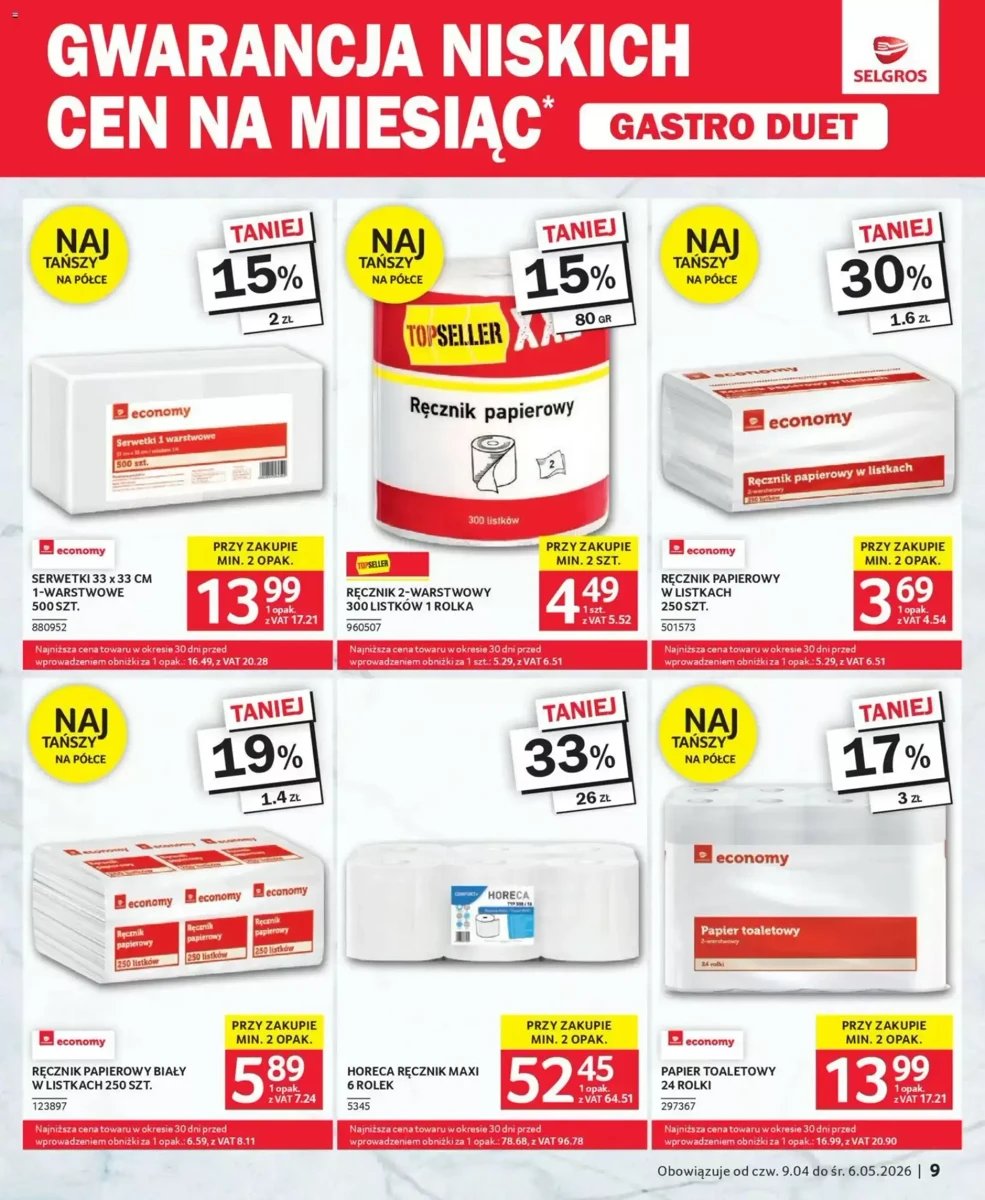 Strona 9 z gazetki Selgros