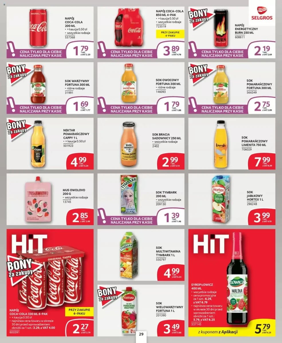 Strona 29 z gazetki Selgros