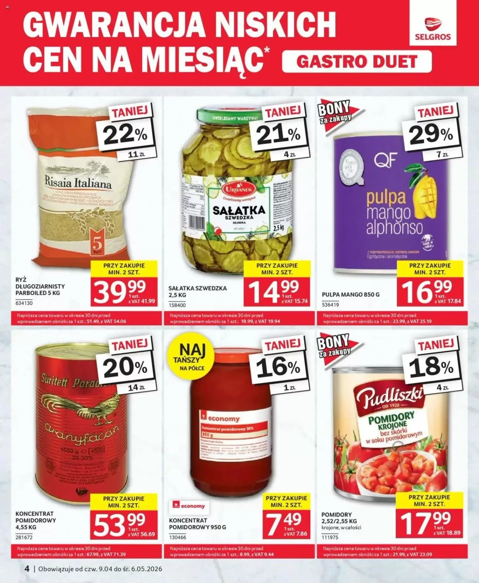 Strona 4 z gazetki Selgros