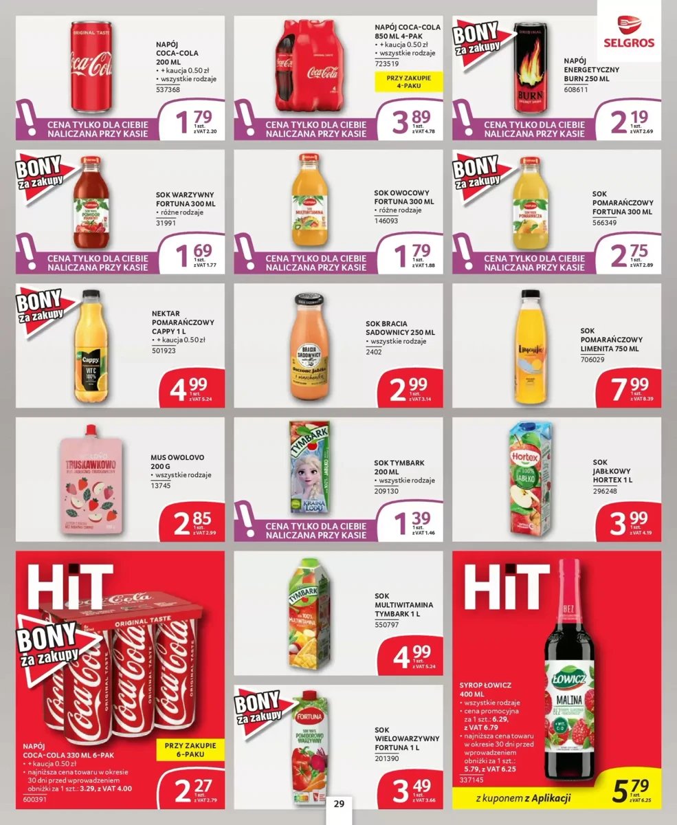Strona 29 z gazetki Selgros