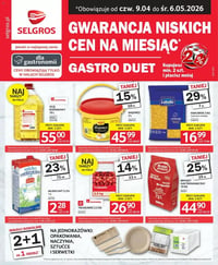 Gazetka Selgros – 09.04.2026 – 06.05.2026