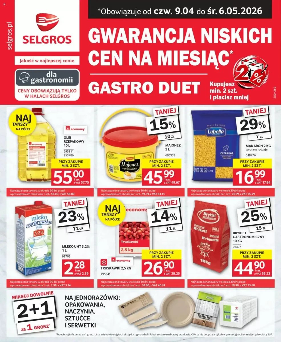 Strona 1 z gazetki Selgros