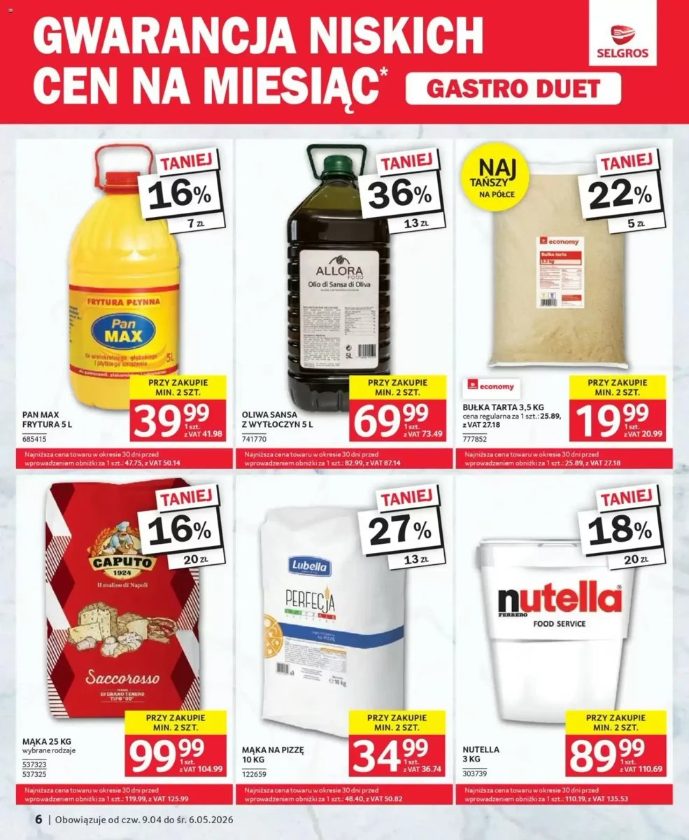 Strona 6 z gazetki Selgros
