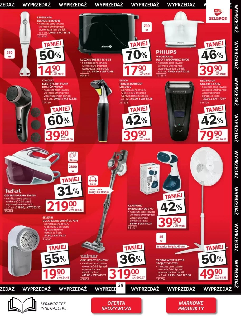 Strona 31 z gazetki Selgros