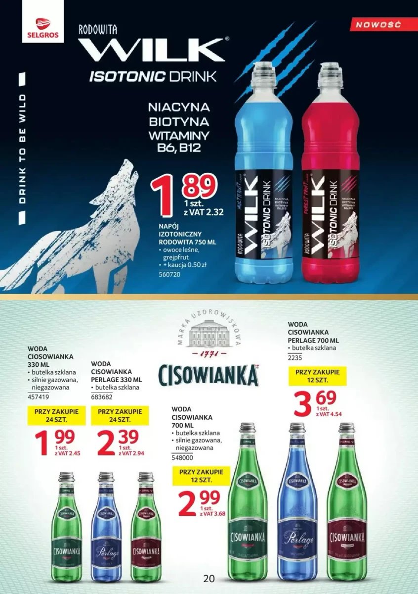 Strona 20 z gazetki Selgros