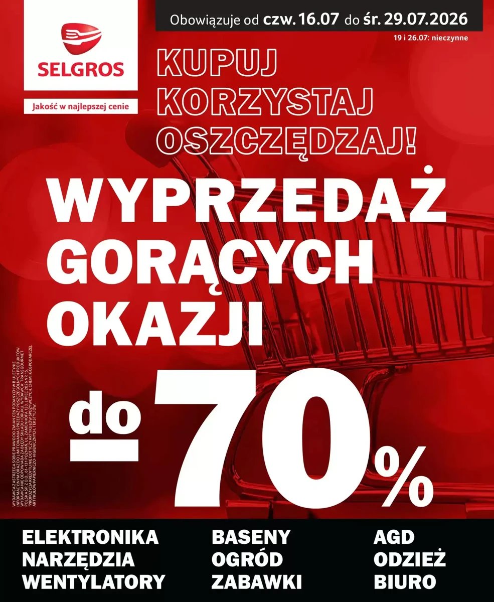 Strona 1 z gazetki Selgros